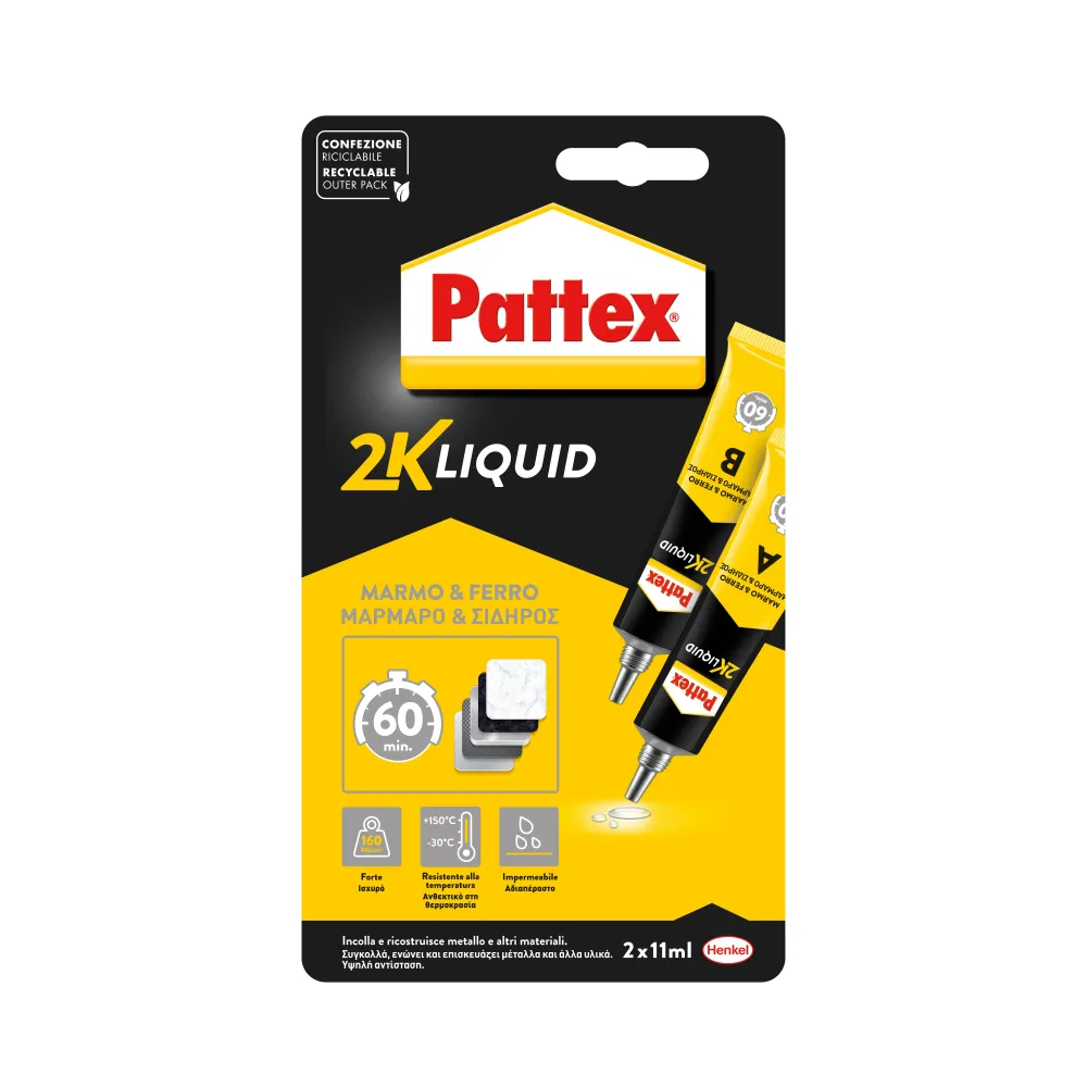 Adesivo epossidico bicomponente per marmo e ferro 2x15gr - Pattex Online Sale per Modelli Briggs & Stratton