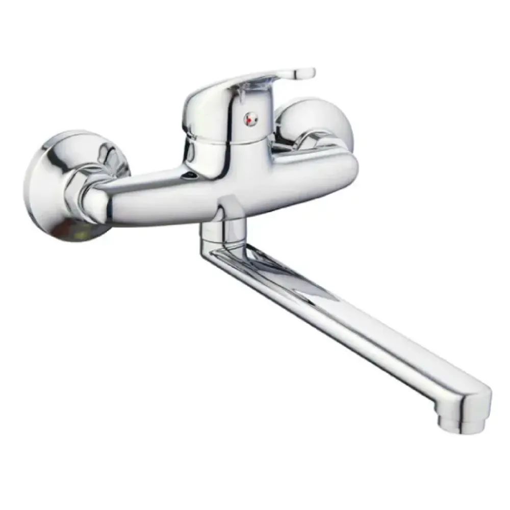 Certificato CE Rubinetto miscelatore monoforo parete con canna diritta Rubiflux serie Blu 2.0