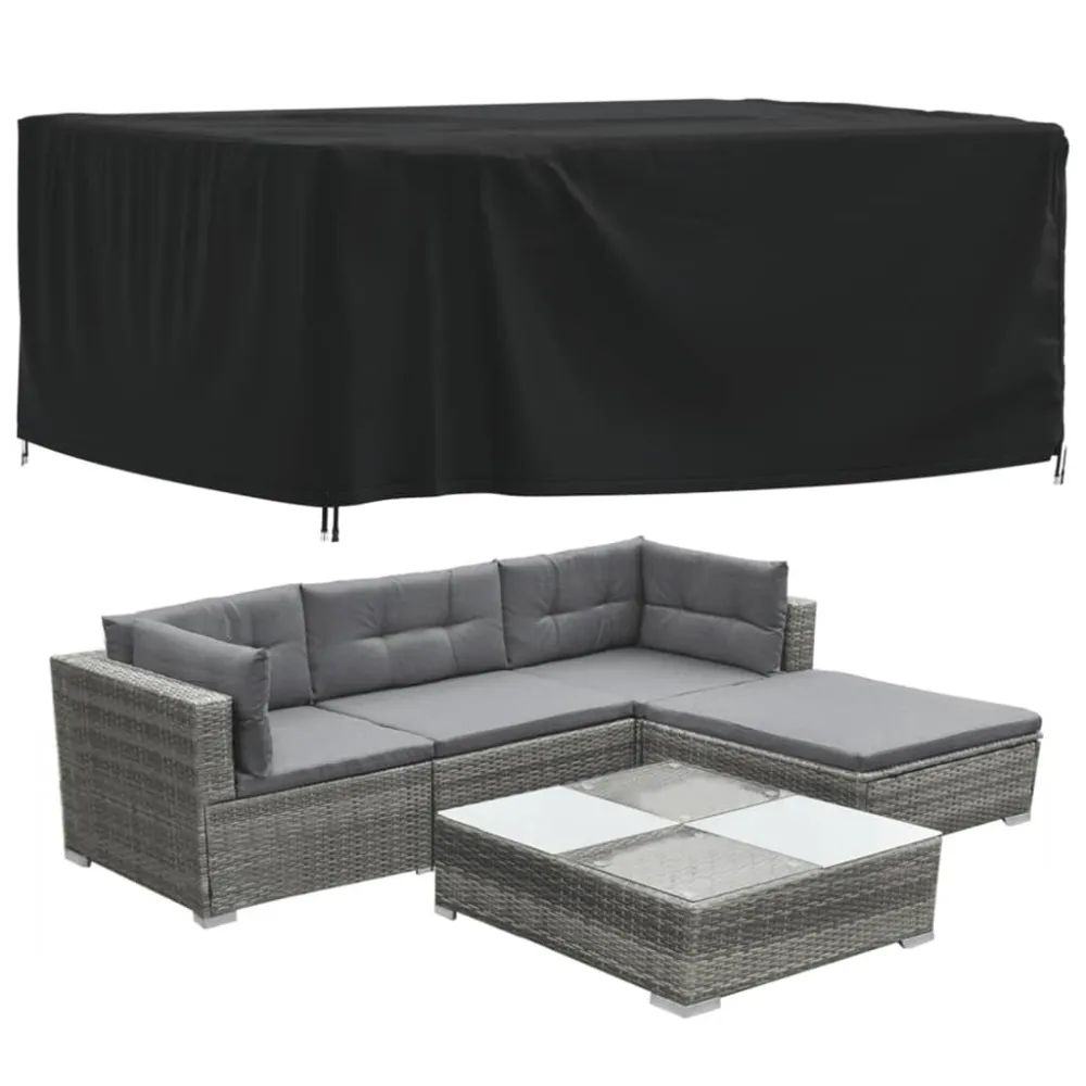Cinghia di Trasmissione Coperture per Mobili da Giardino 2pz 200x165x80 cm 420D Oxford