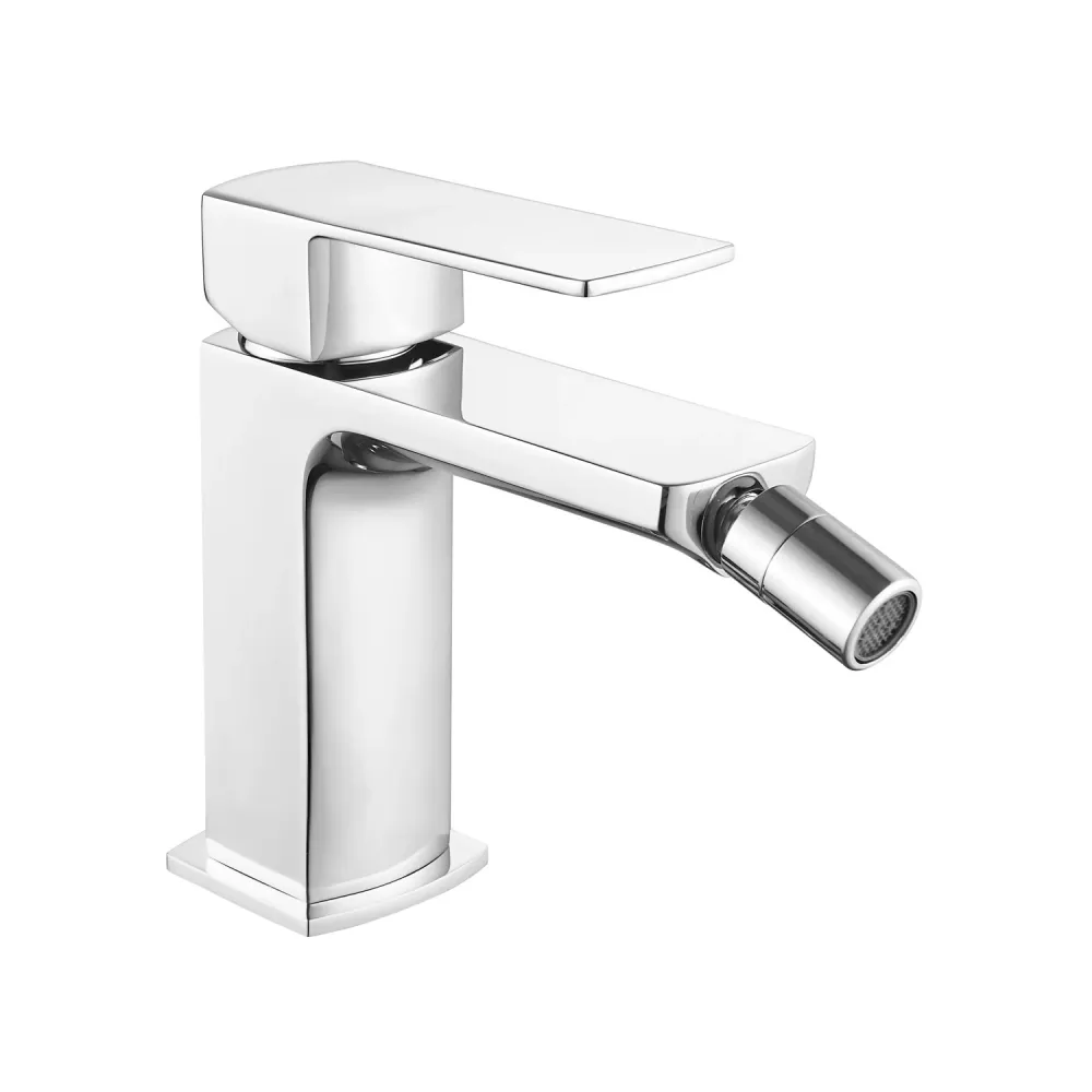 Composizione di miscelatori per lavabo incasso, bidet e doccia 2 vie serie Fire ottone cromato per Modelli Briggs & Stratton