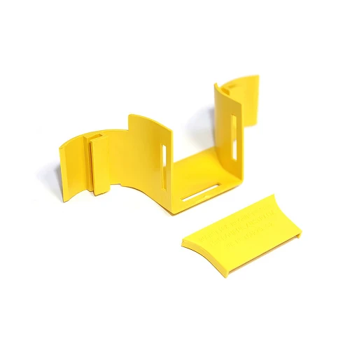 Cuscinetto Reggispinta Leviton 2"x2" Fiber Raceway Trumpet Giallo sole S2TRM-TRM