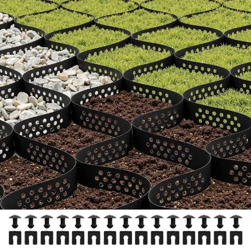 Filtro dell'Aria 2 Gravel Grid Permeable Grass and Ground Stabilizer Driveways RV Parking Slopes (16.4 × 6.5 FT)