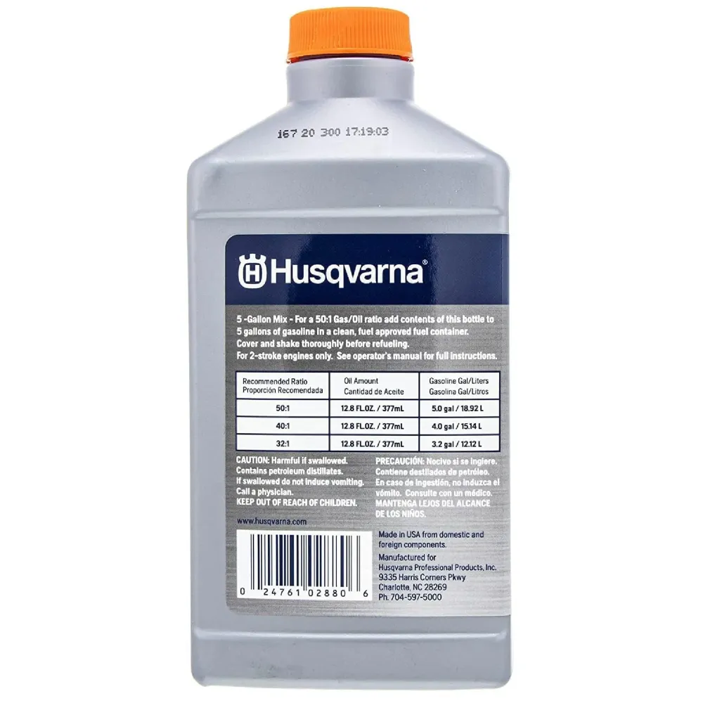 Husqvarna 593152304 2 Stroke Oil XP 12.8 Oz. con Garanzia 2 Anni