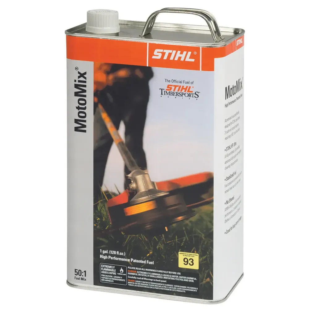 Stihl 2 Cycle Premixed Motomix Fuel 7010 871 0249 1 Gallon con 6 Mesi di Garanzia