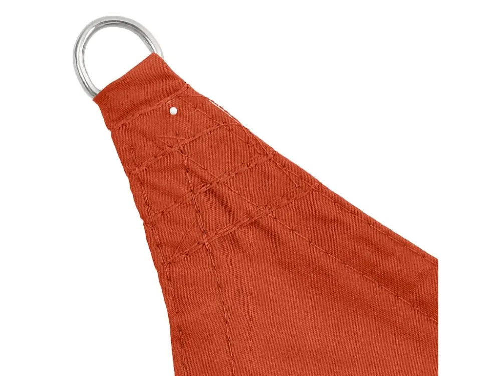 Vela parasole quadrata tessuto oxford 2x2 mt terracotta con 6 Mesi di Garanzia