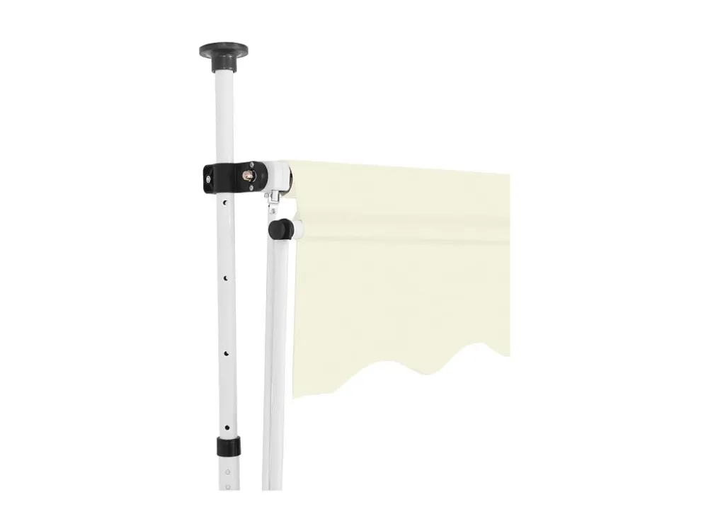 Ombrellone con Base Tendalino Retrattile 250 Crema