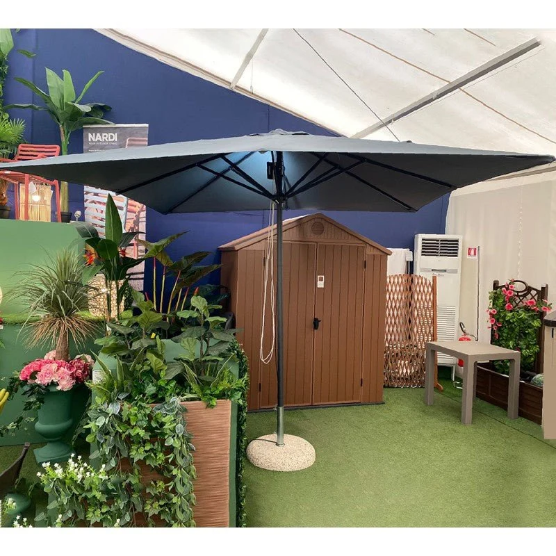 Ombrellone da giardino verde Ulisse Xone Quick Open