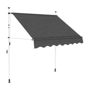 Resistente ai Raggi UV Tenda retrattile 200 Antracite