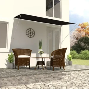 Tenda retrattile 250x150 Antracite con Diametro 3 Metri