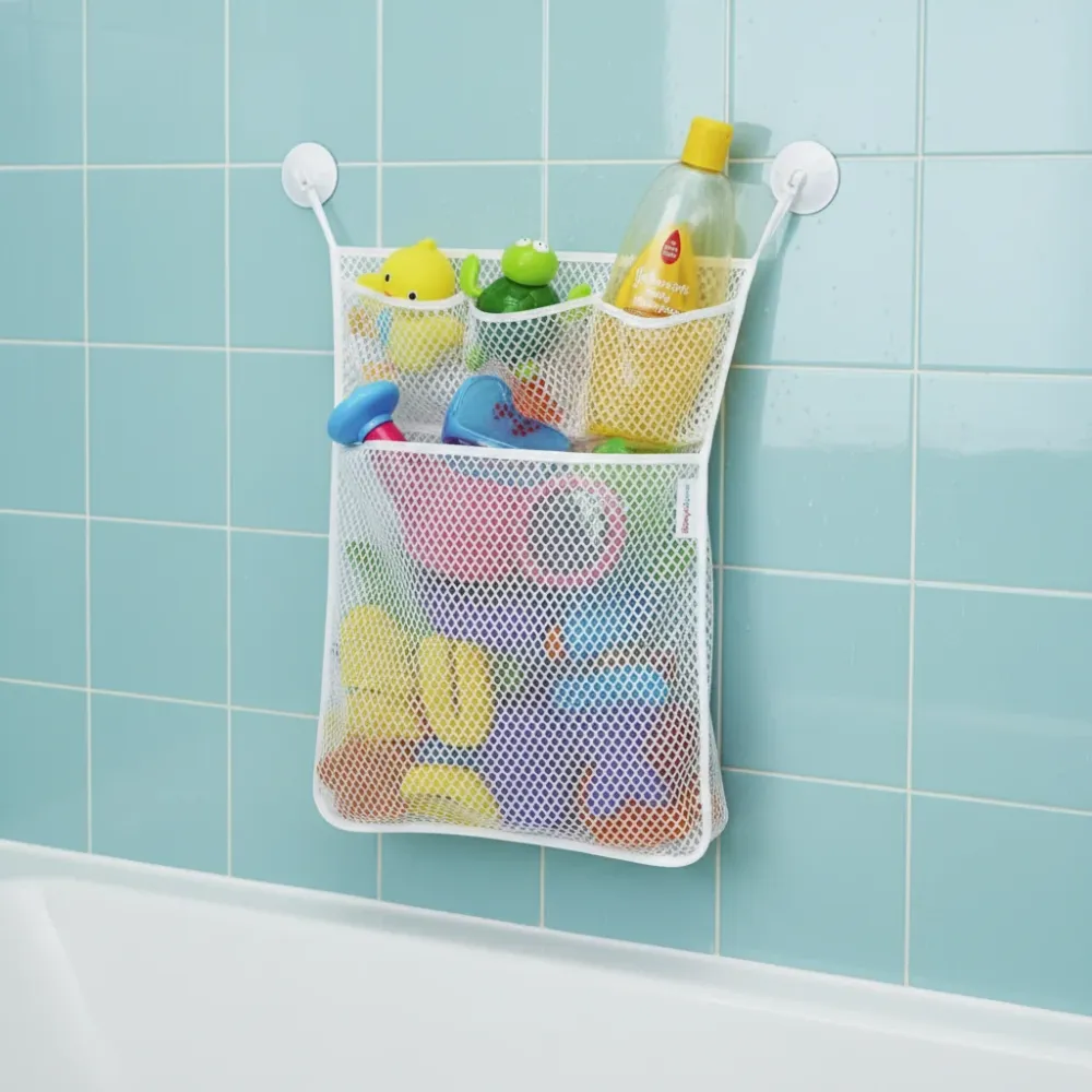 TubyTidy – Senza muffa e spazioso – Rete portaoggetti per giocattoli da bagno