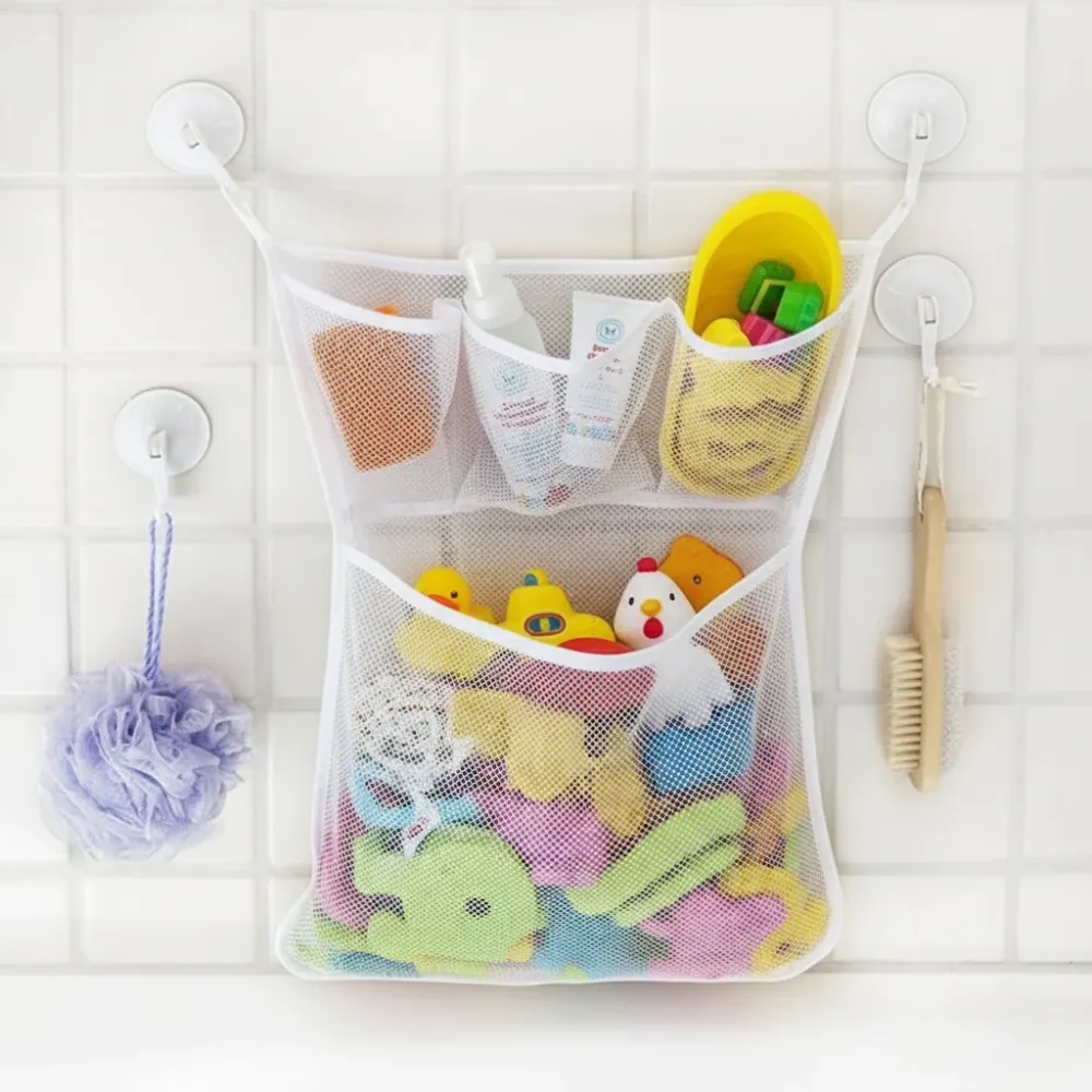 TubyTidy – Senza muffa e spazioso – Rete portaoggetti per giocattoli da bagno