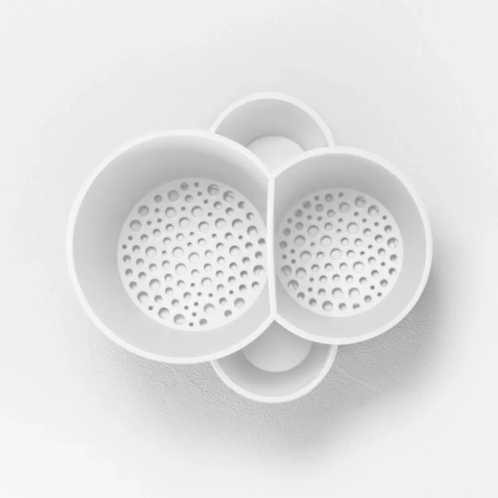 BLIM PLUS Scolaposate Gocciolo 14x11,5cm Arctic White Bianco Made Italy 100% Riciclabile