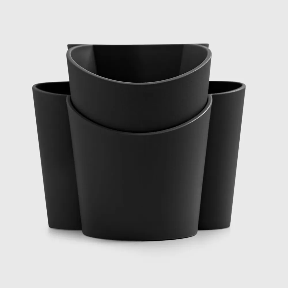 BLIM PLUS Scolaposate Gocciolo 14x11,5cm Carbon Black Nero Made Italy 100% Riciclabile