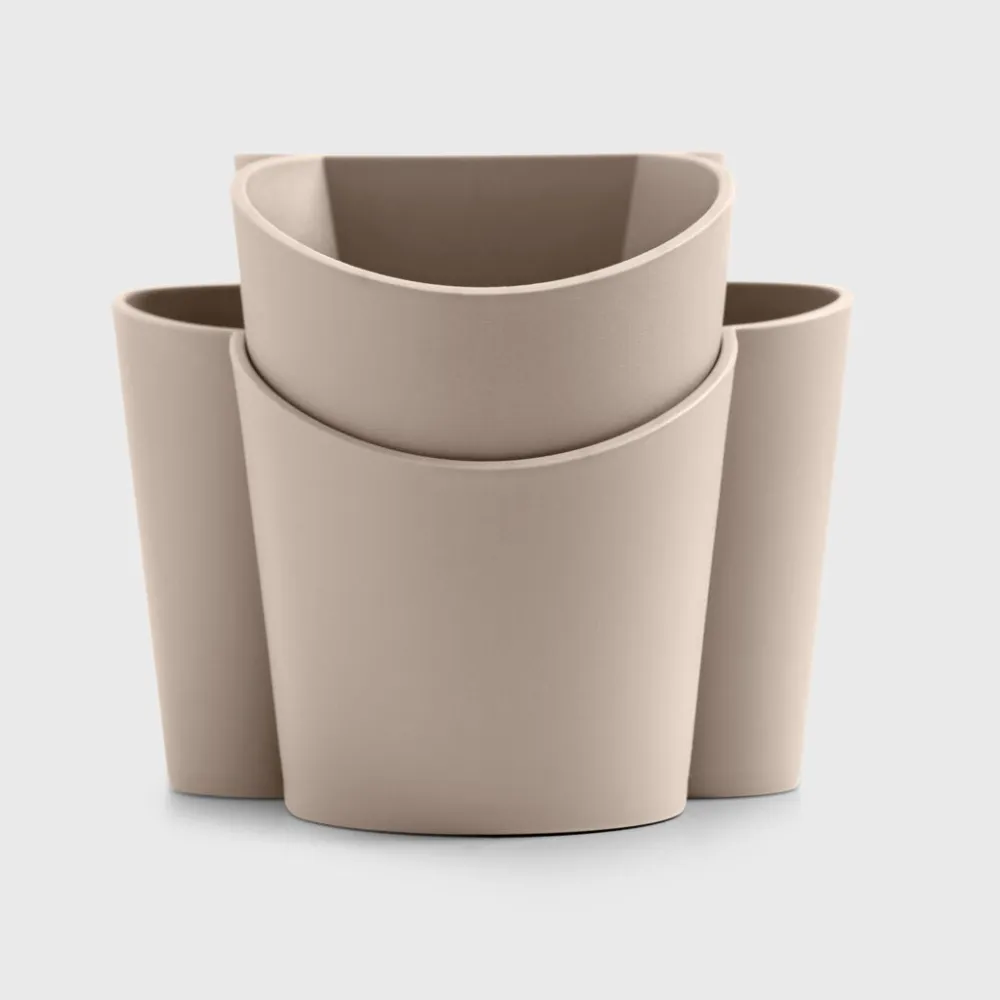 BLIM PLUS Scolaposate Gocciolo 14x11,5cm Moka Grey Grigio Made Italy 100% Riciclabile