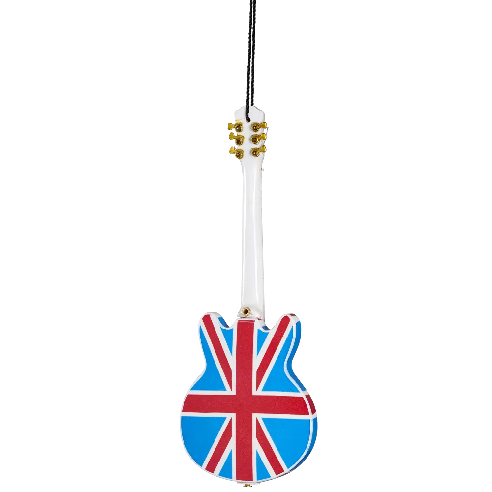 Gibson AXE HEAVEN® 6” Epiphone Union Jack Sheraton Mini Guitar Ornament, Exclusive