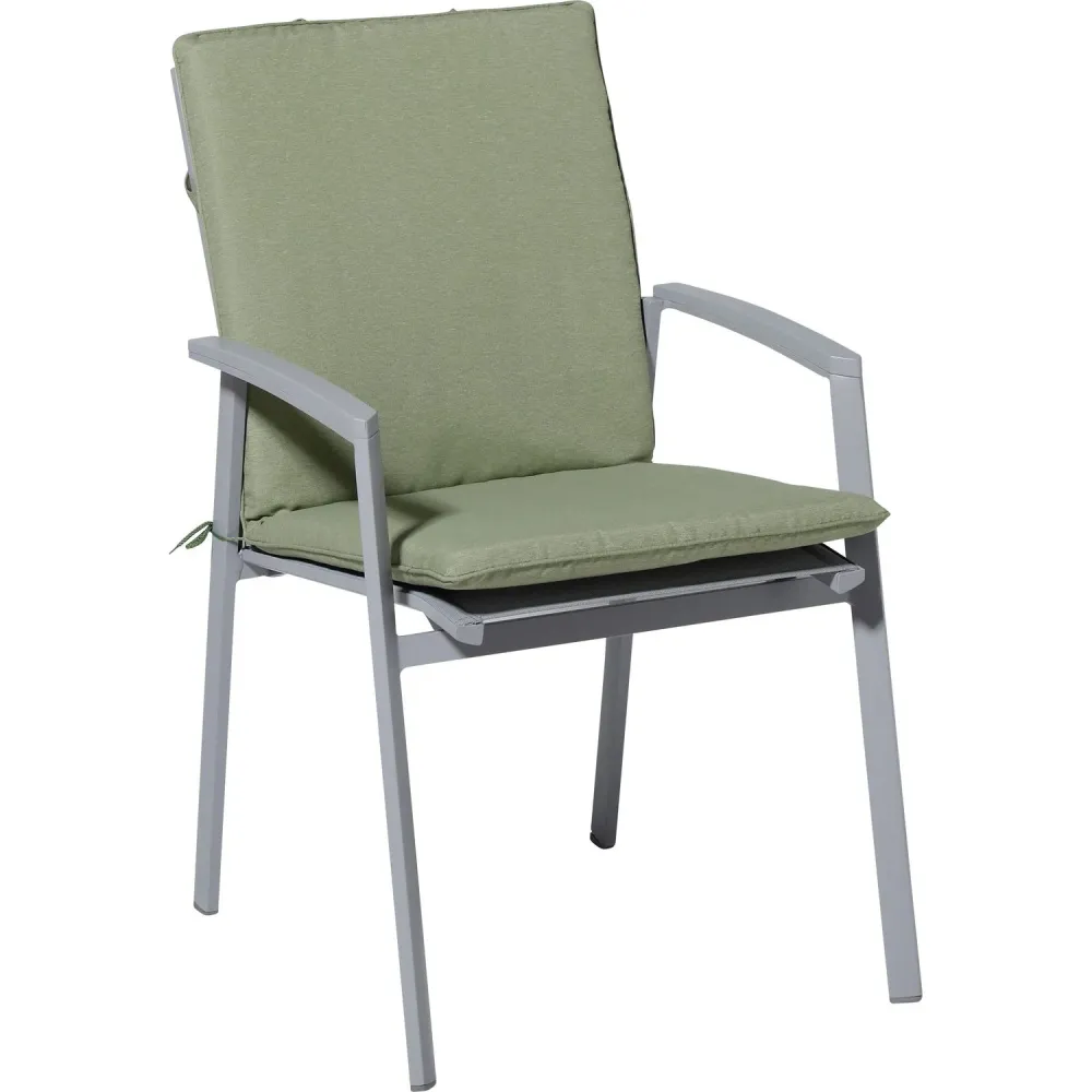 MADISON - Cuscino per sedia Impilabile Serie Panama Salvia 97x49 cm