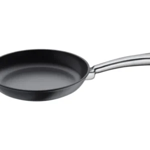 Padella KÜCHENPROFI ghisa smaltata nera manico acciaio inox ø 28x5 cm