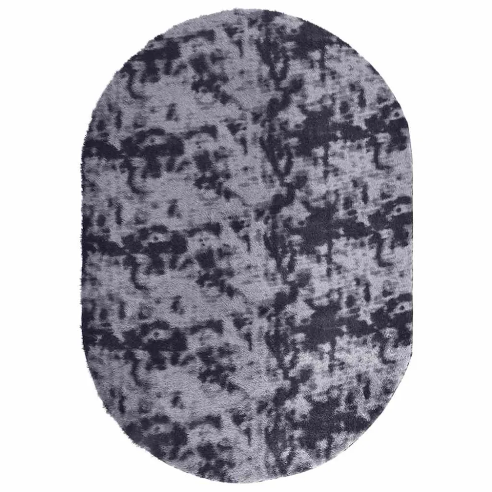 Tappeto Shaggy Pelo Lungo NAVARRA Grigio Scuro 300x200 cm