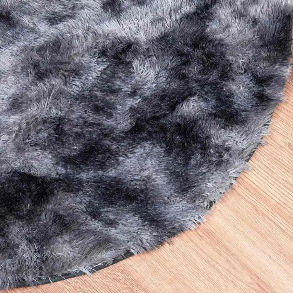 Tappeto Shaggy Pelo Lungo NAVARRA Grigio Scuro 300x200 cm