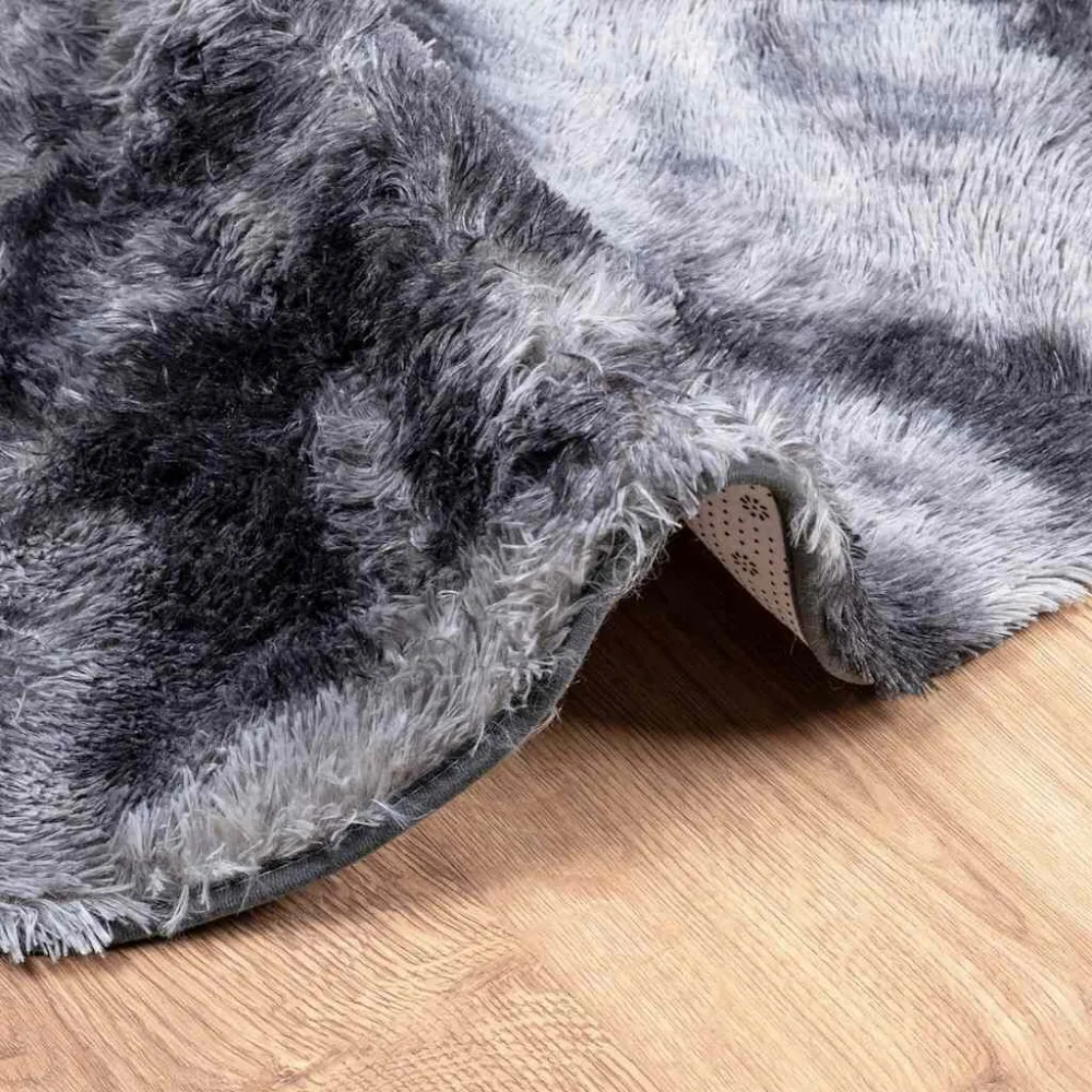 Tappeto Shaggy Pelo Lungo NAVARRA Grigio Scuro 300x200 cm