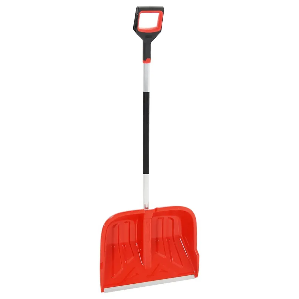 Robusto Professionale Pala da Neve Rossa 136 cm Alluminio
