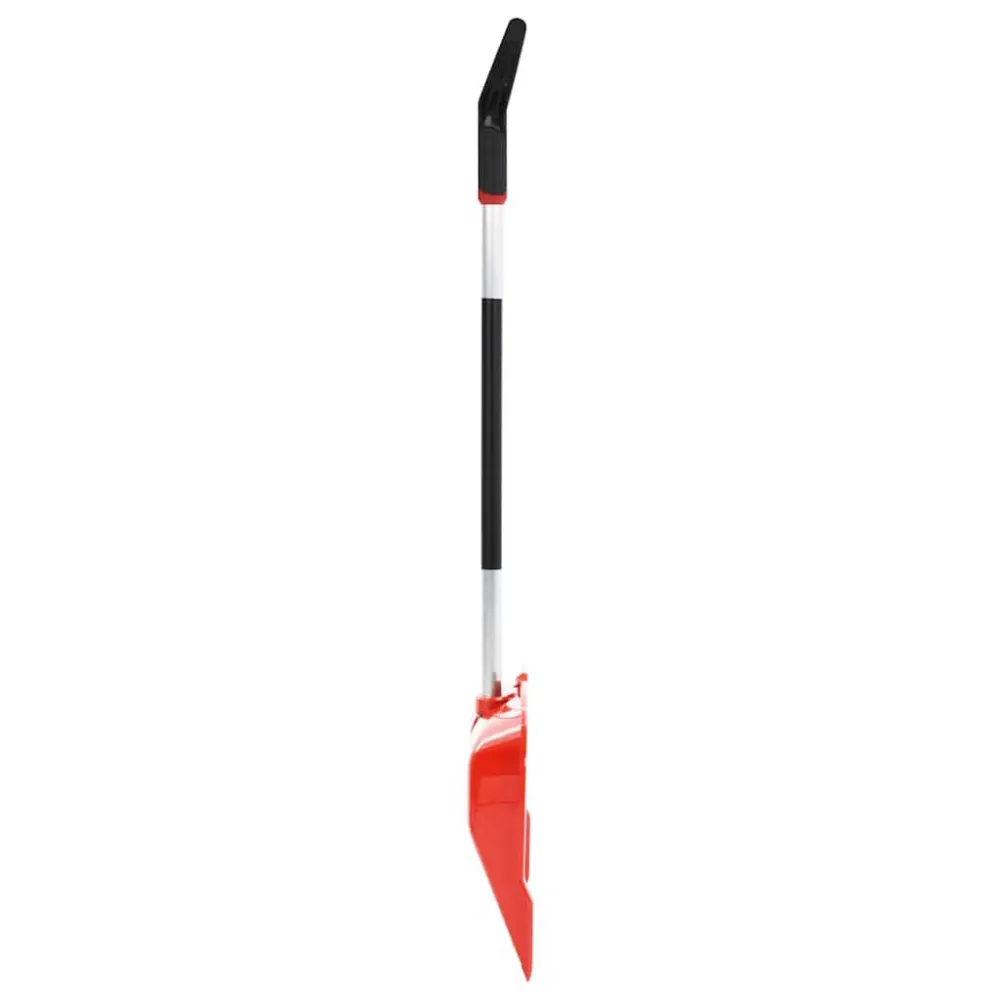 Robusto Professionale Pala da Neve Rossa 136 cm Alluminio