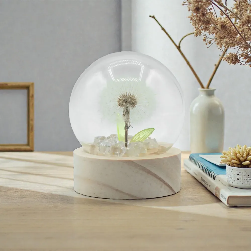 Cupola da Giardino Floral Glow – 1 Dente di Leone - LED Batteria