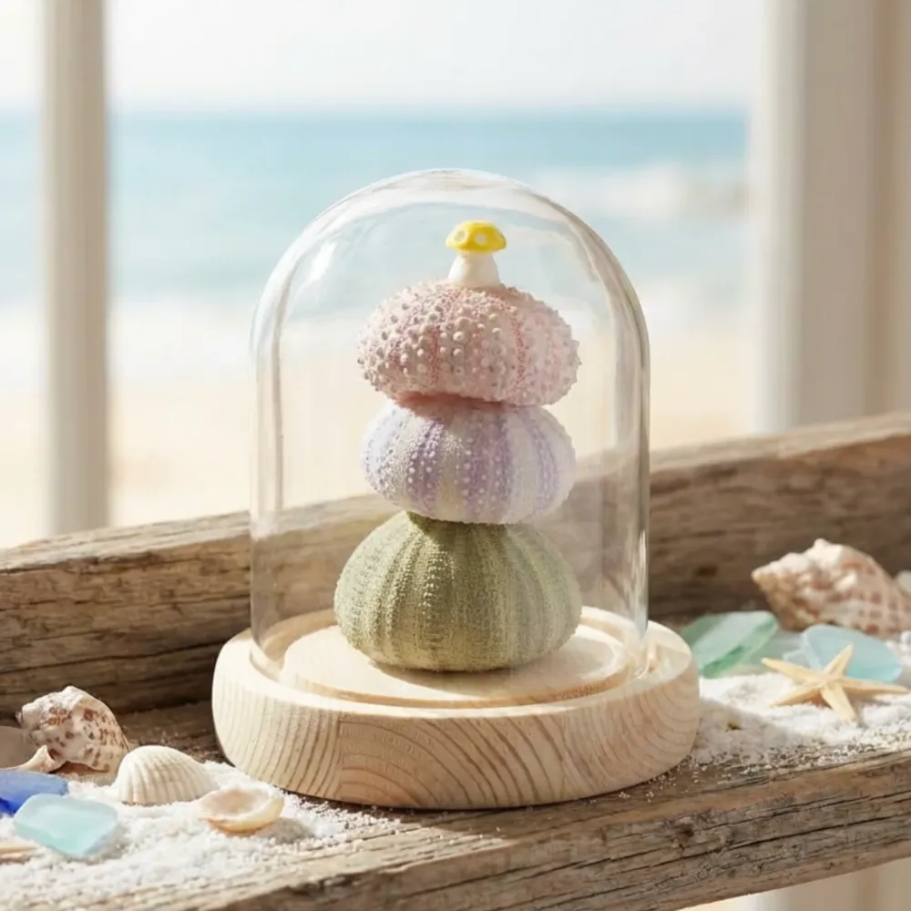 Cupola da Giardino Floral Glow – 3 Ricci di Mare – LED USB