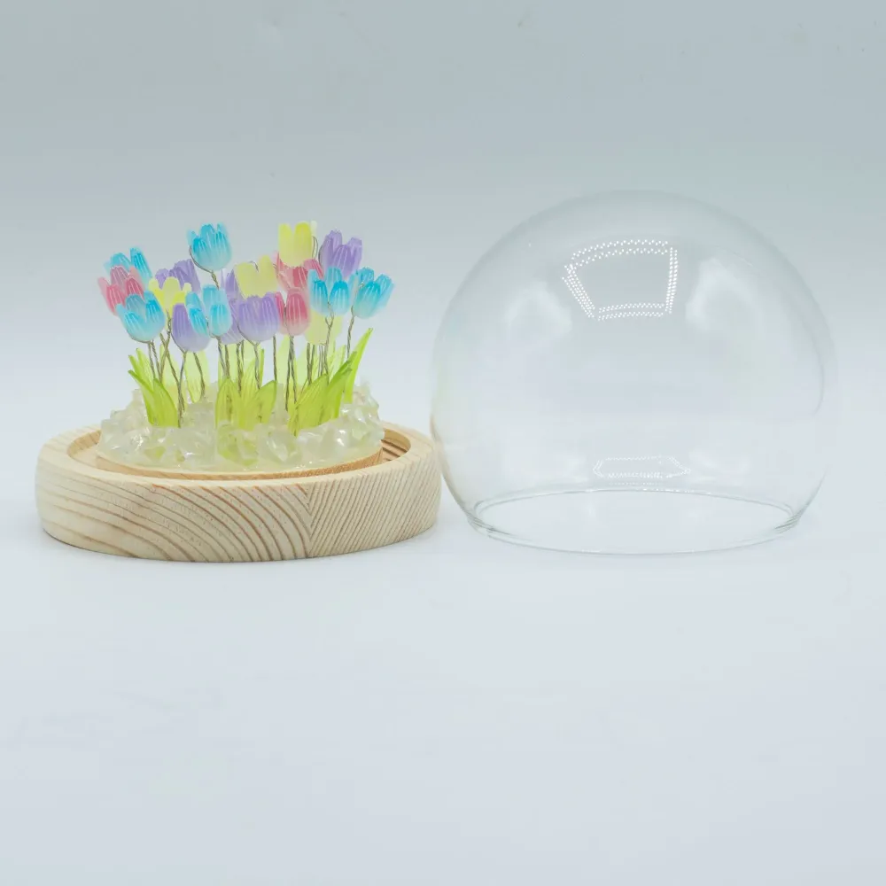 Cupola da Giardino Floral Glow – 20 Tulipani Multicolore – LED USB