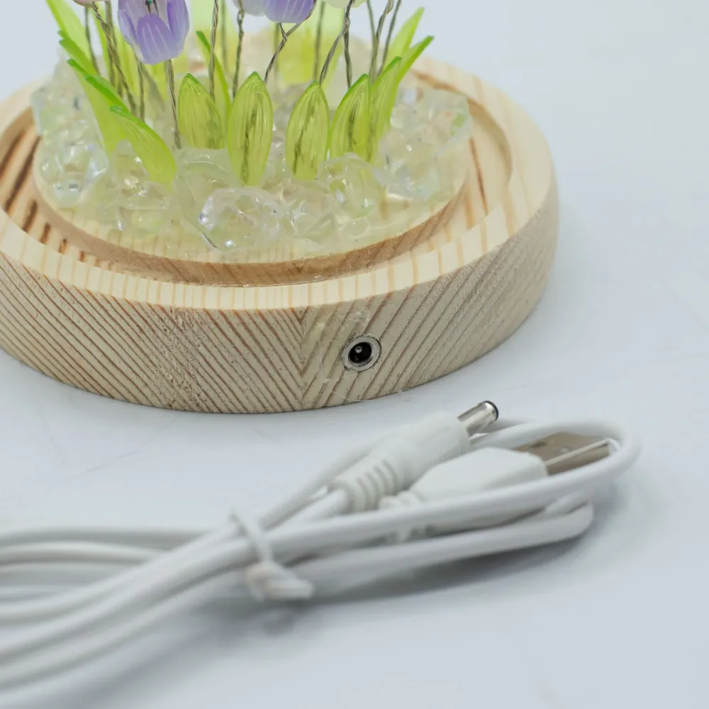 Cupola da Giardino Floral Glow – 20 Tulipani Multicolore – LED USB