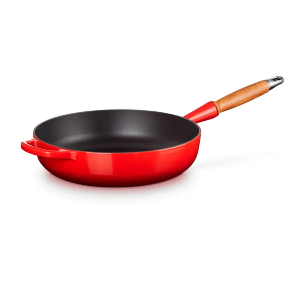 Padella alta ferro con manico legno Le Creuset Materiale Resina