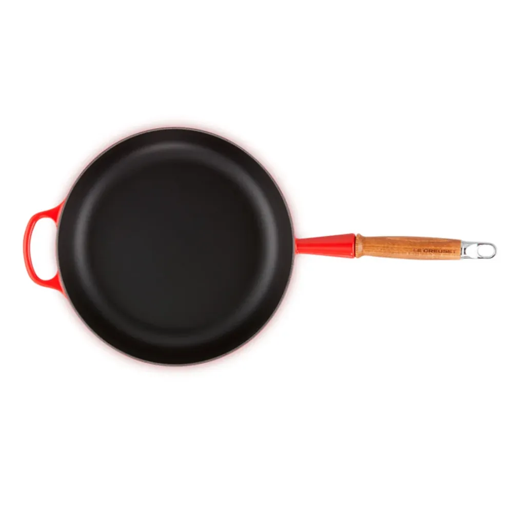 Padella alta ferro con manico legno Le Creuset Materiale Resina
