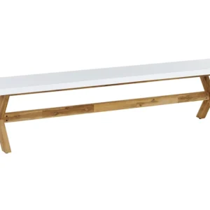 Panca da Giardino Garden Bench OLBIA Concrete White