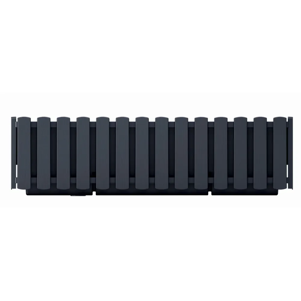 Window Box Flower Pot Planter Balcony Outdoor Indoor Traditional Fency Case con Struttura Alluminio