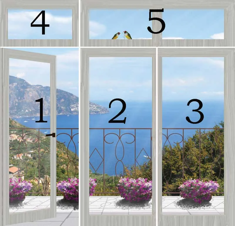Vetrata sul mare costiera - SC-BIG55
