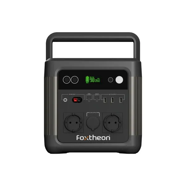Generatore solare portatile Foxtheon iGo1200 (1200 W/1000 Wh) iGo1200 con Tecnologia di Ricarica Rapida