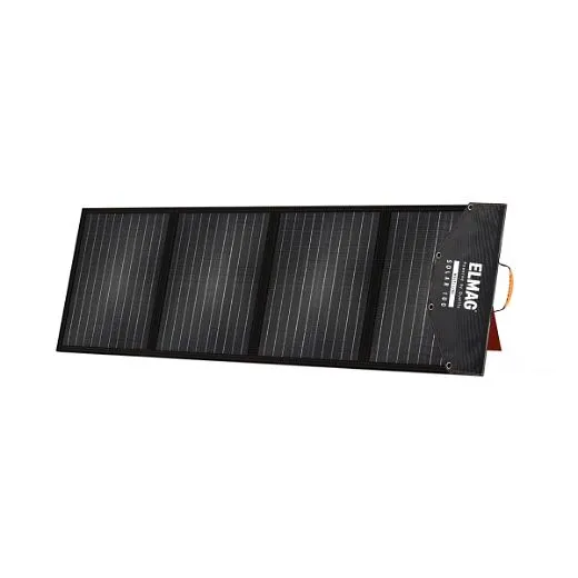 Pannello solare pieghevole ELMAG SOLAR 100 - monocristallino 18VDC 100Wp per centrali elettriche portatili 52951 con Panne...