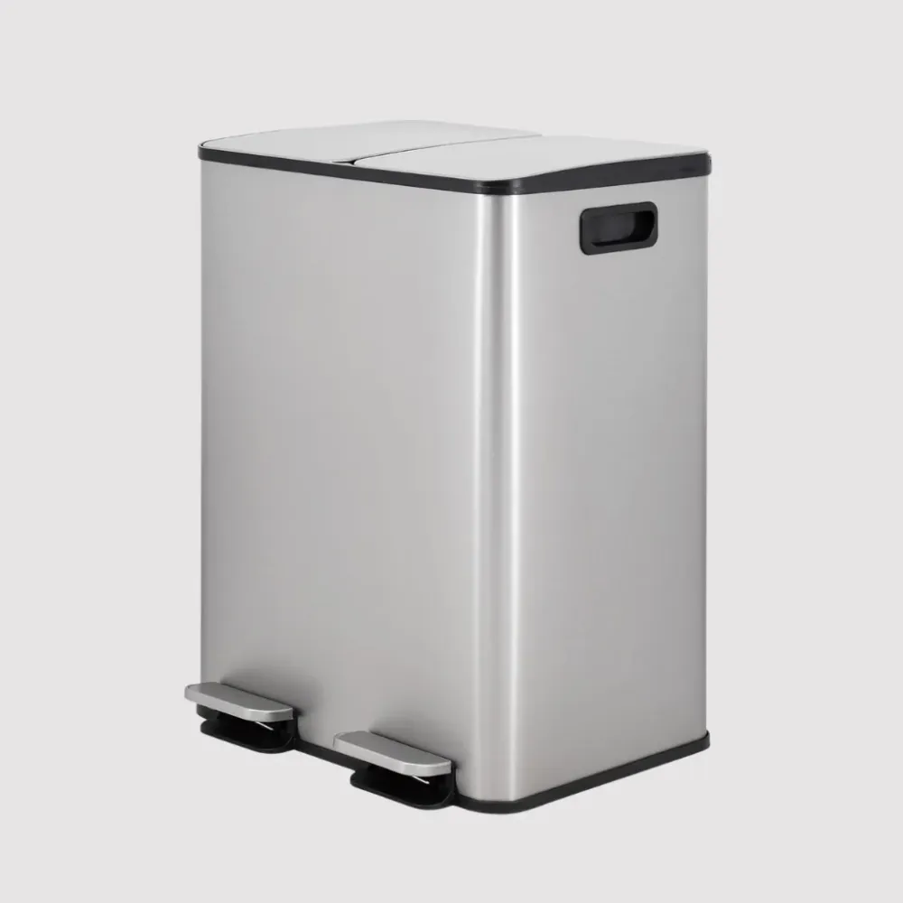 Cestino per riciclaggio pedale 2x30L