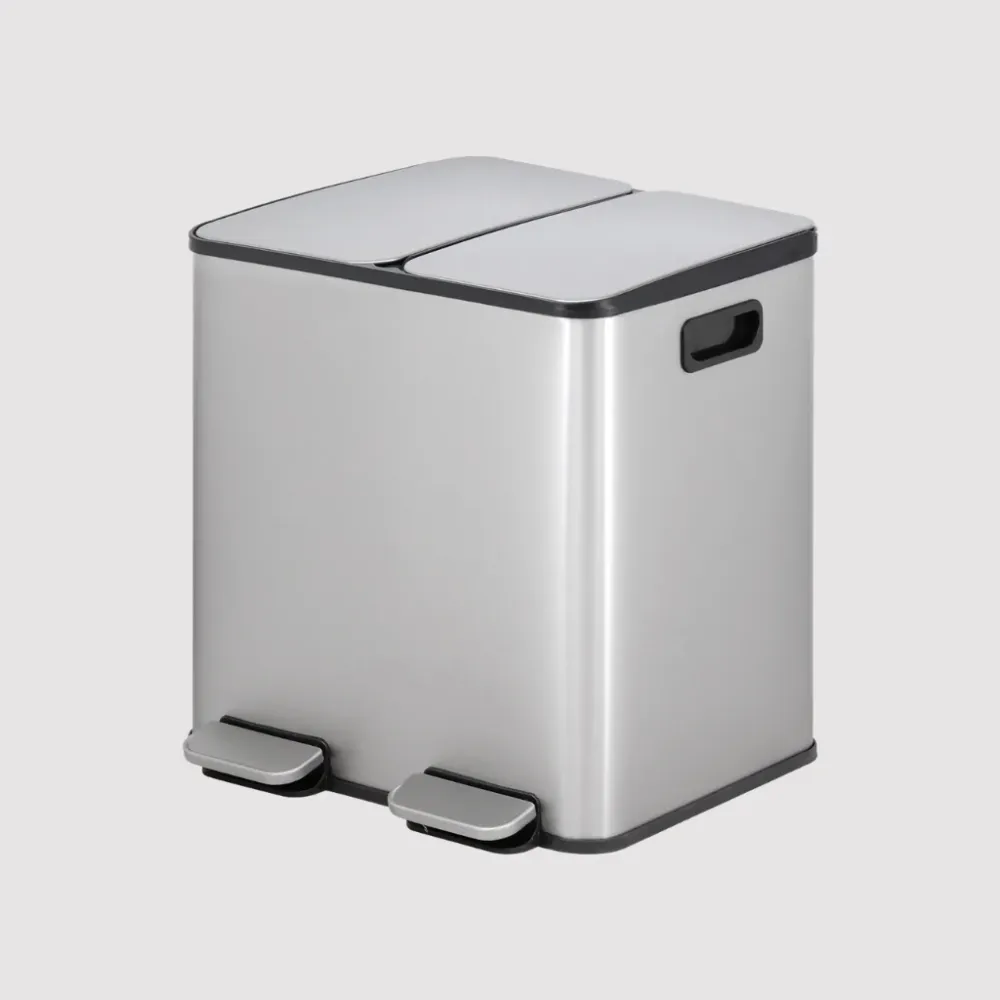 Pattumiera differenziata pedale 2 x 15 L – 30 L