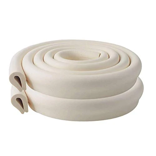 Vicloon Protezioni per Bordi, 2M * 2 Set Simpatico Rullo Latte Bianco(2M*2)