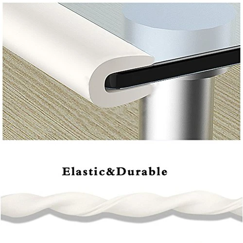 Vicloon Protezioni per Bordi, 2M * 2 Set Simpatico Rullo Latte Bianco(2M*2)