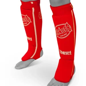 Sandee Red & White paratibie "Slip-on" da competizione