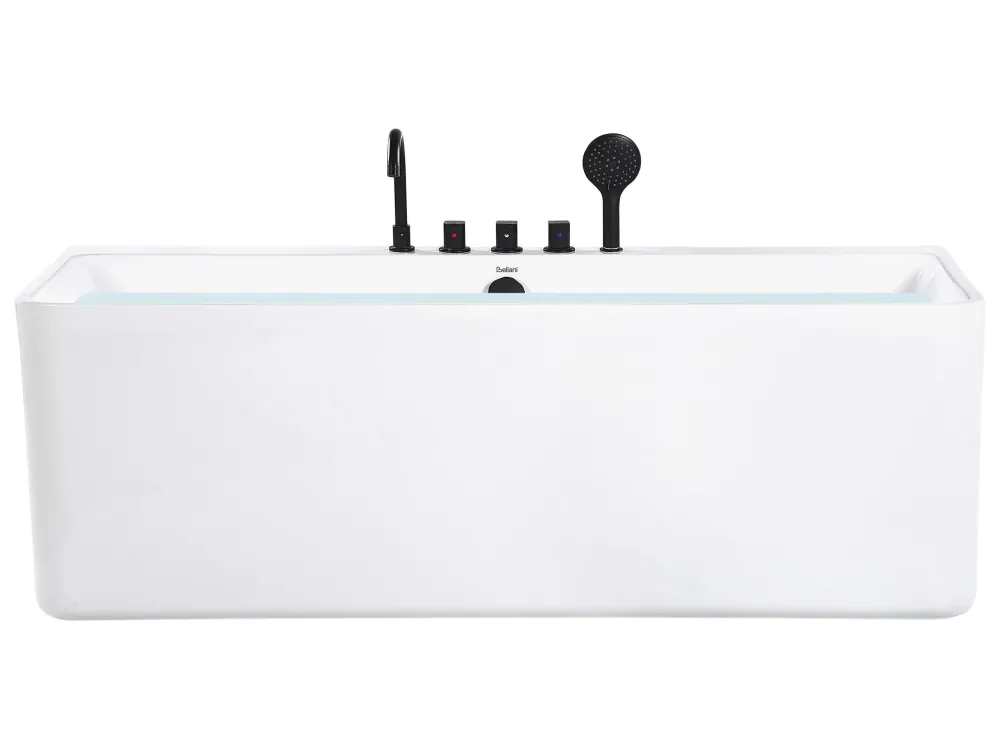 Vasca da bagno bianca freestanding rettangolare 170 x 75 cm QUATRE