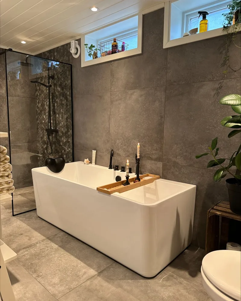 Vasca da bagno bianca freestanding rettangolare 170 x 75 cm QUATRE
