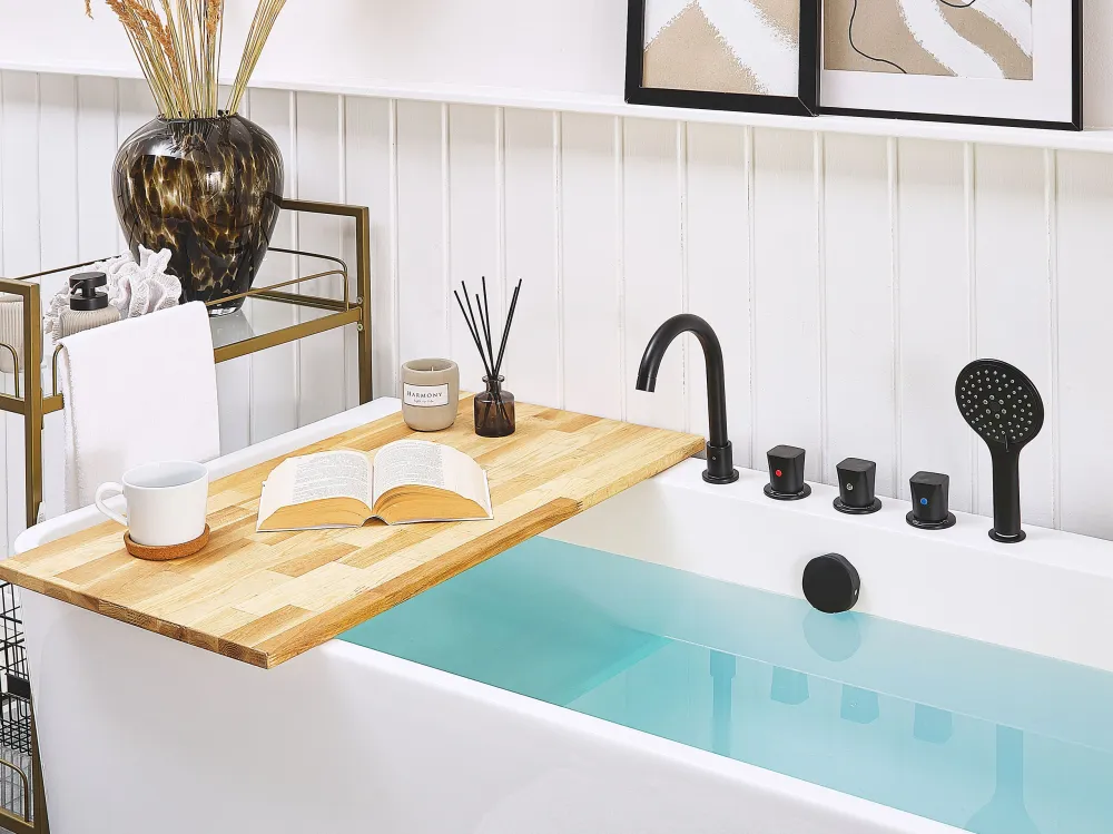 Vasca da bagno bianca freestanding rettangolare 170 x 75 cm QUATRE