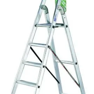 FACAL SCALA ALLUMINIO QUADRA EN131 5 gradini cm.50x11,5x172h (112h pedana)