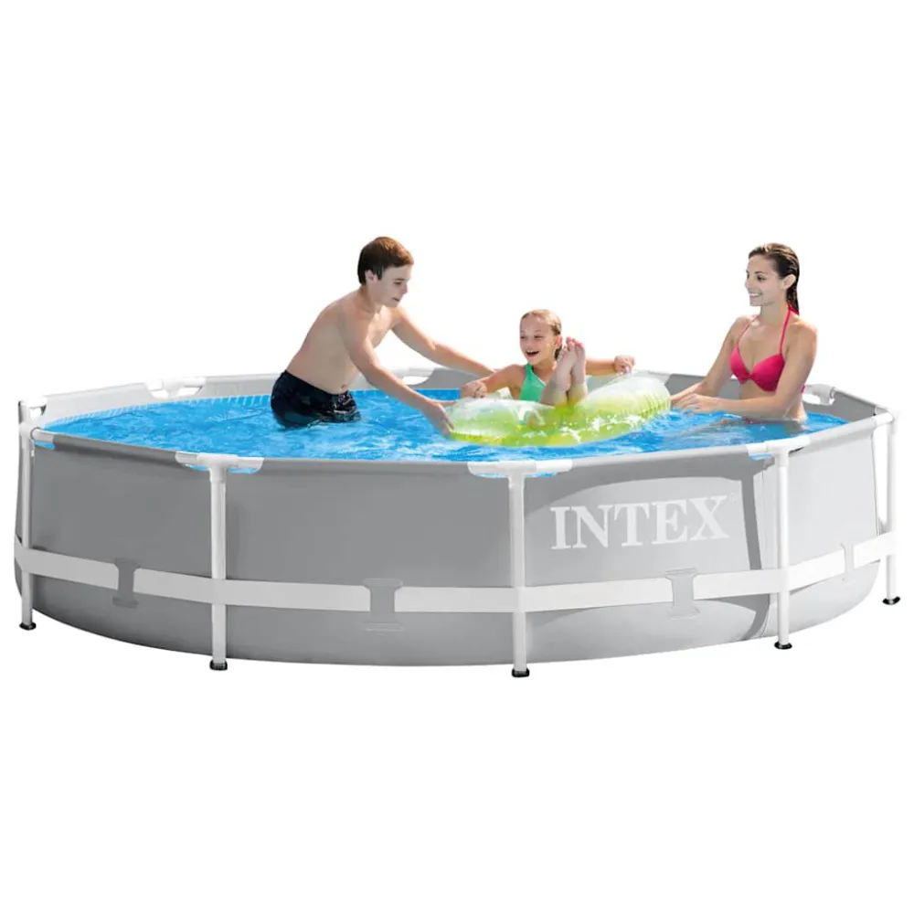 Intex Set Piscina Prism Frame Di pregio 305x76 cm per Piscina Rettangolare