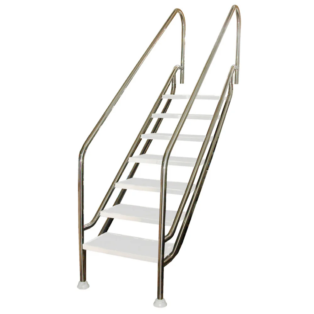 Scala Accesso Facile 5 gradini per Disabili o Anziani acciaio INOX AISI 316