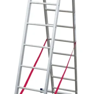 scala due elementi 'stilo' 11+11 gradini - h. 5,10 mt - montante 80x25 mm