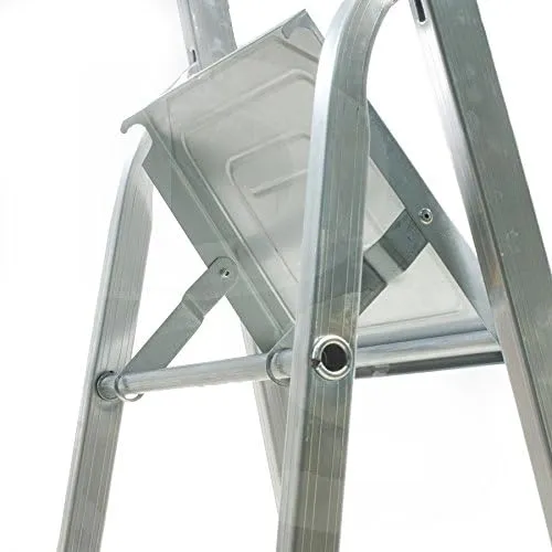 Scala per Uso Domestico Alluminio 6 Gradini – Ultra Leggera, Resistente e Sicura